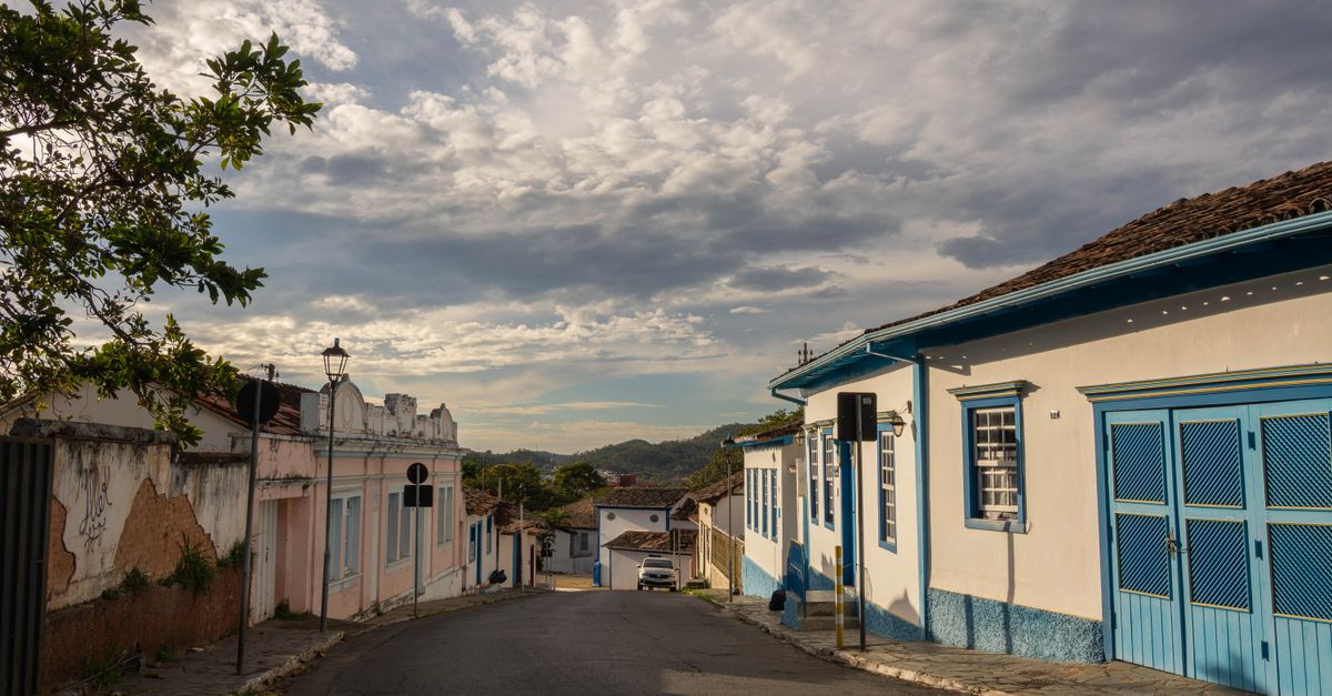 Small town street scene