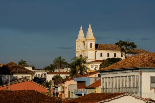 Free Scenic view of colonial architecture in Santa Luzia, Minas Gerais, Brazil. Stock Photo