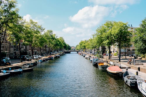 Fotobanka s bezplatnými fotkami na tému Amsterdam, architektúra, breh