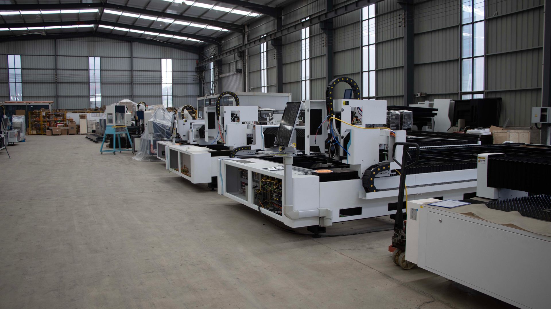 Injection molding factory floor at PrimePlast Industries