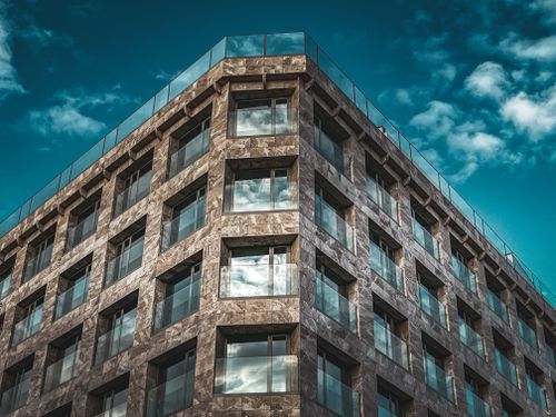 Free stock photo of building facades Stock Photo