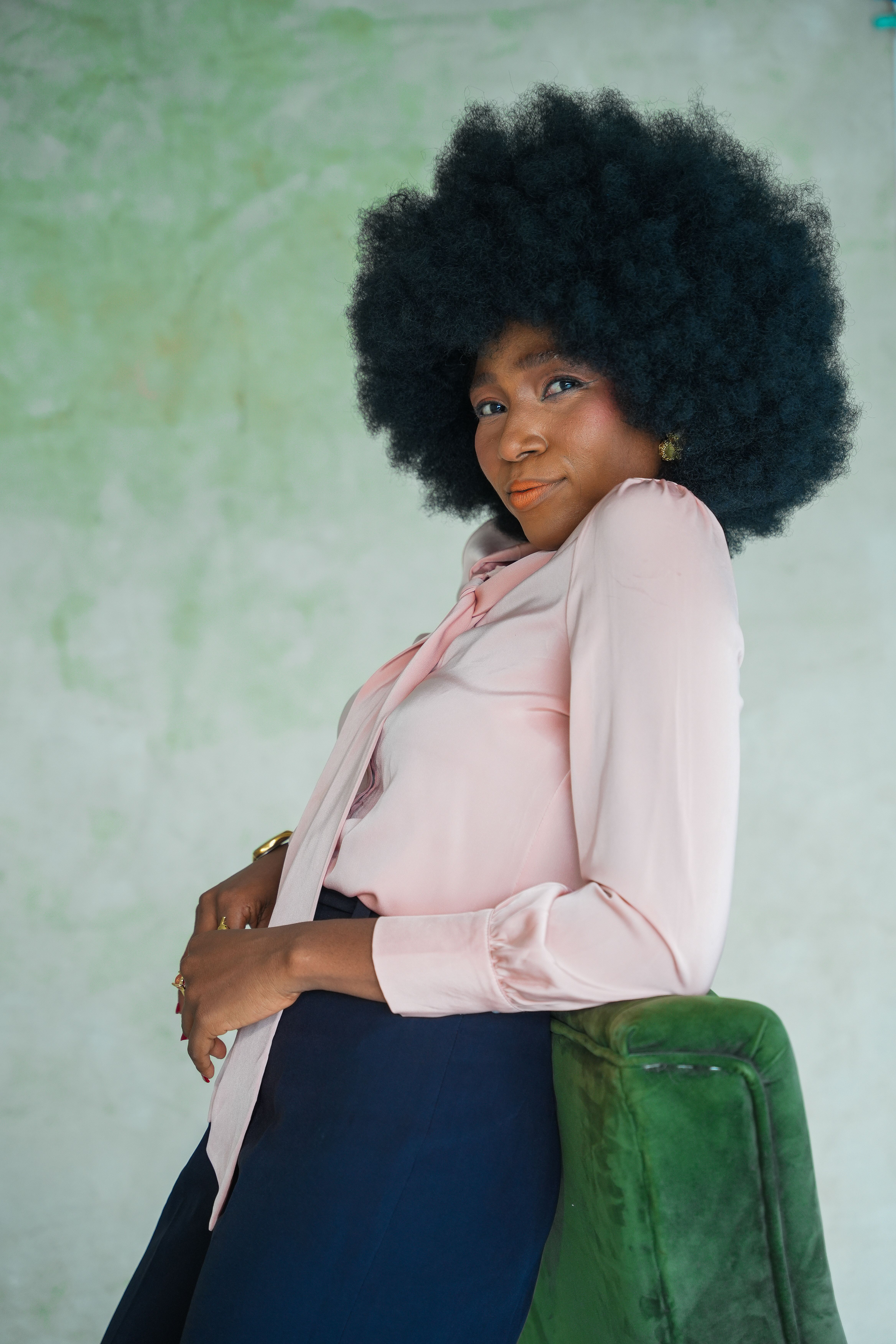Big Rounded Afro — a hair look on BLK GLO
