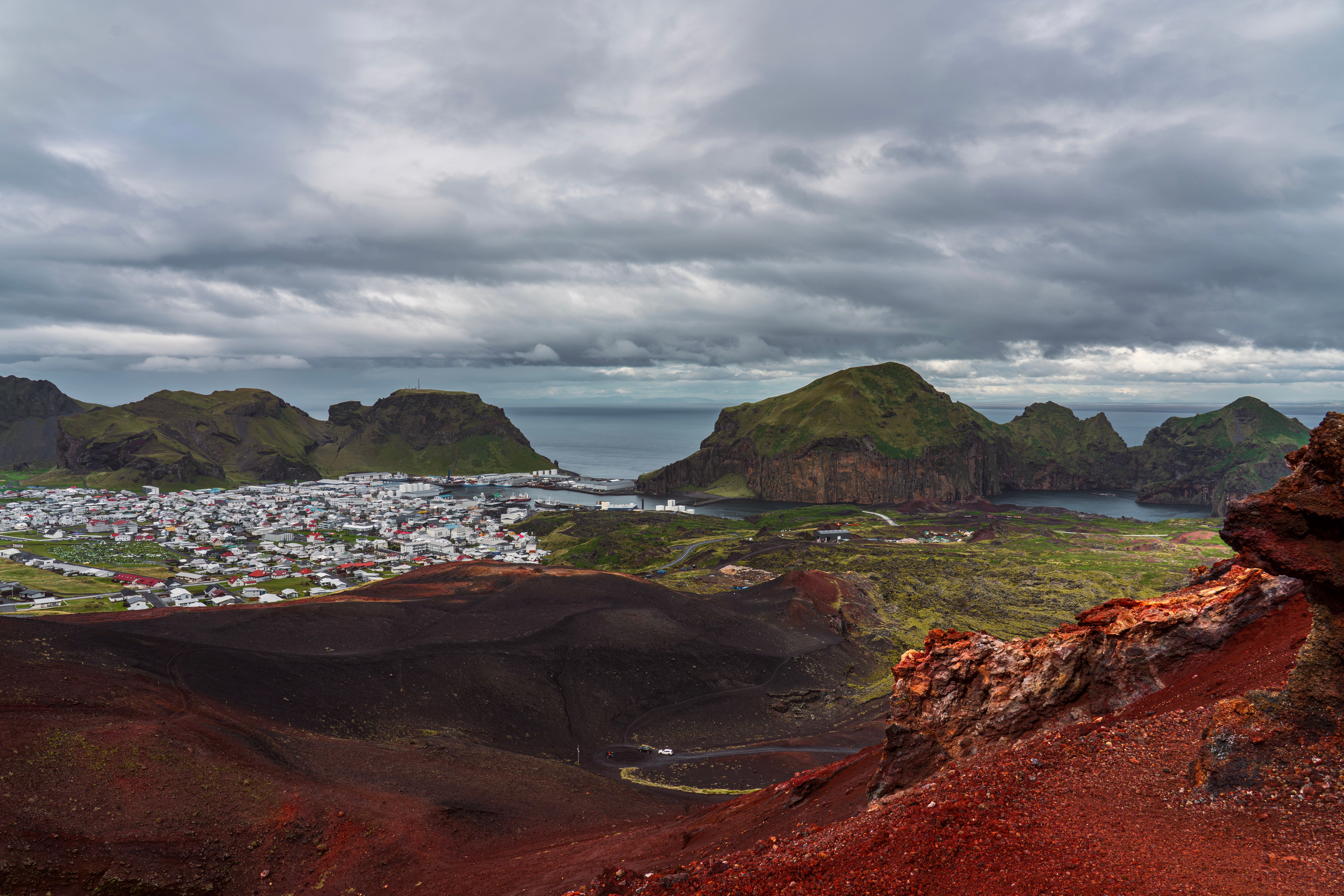 Landmarks in Heimaey Island