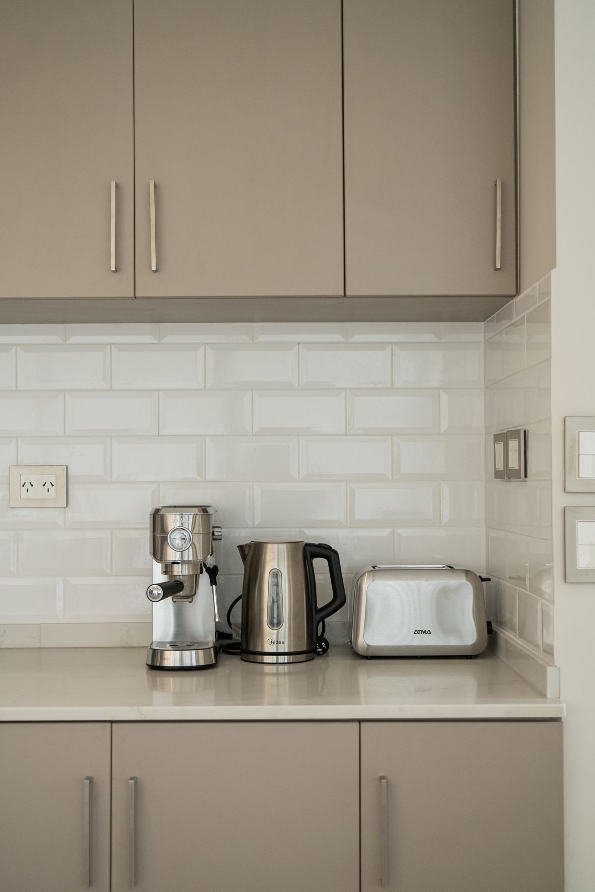 Kitchen Counter Cable Management for Small Appliances