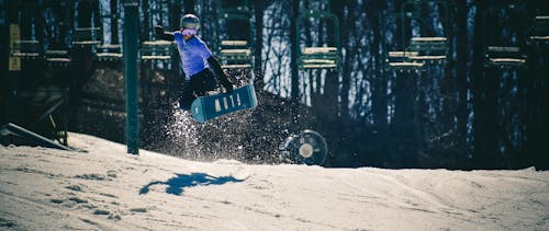 Kostnadsfri bild av åka snowboard, handling, idrottare