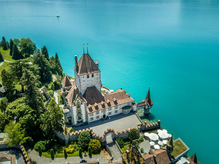 Switzerland helicopter tour aerial view