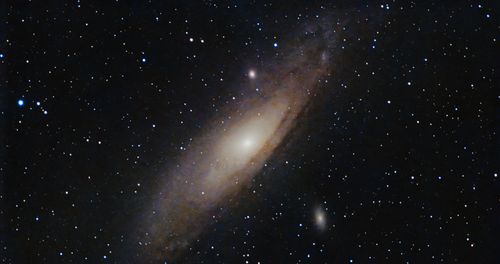 Free Captivating image of the Andromeda Galaxy surrounded by stars in the night sky. Stock Photo