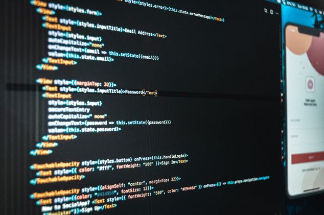 Webflow development op desktop scherm