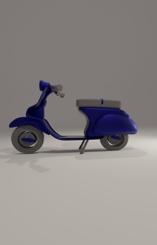 Free stock photo of blue e-scooter, blue scooter, classic scooter Stock Photo