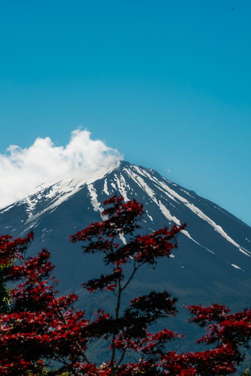 秋の富士山の素晴らしい景色 · 無料の写真素材