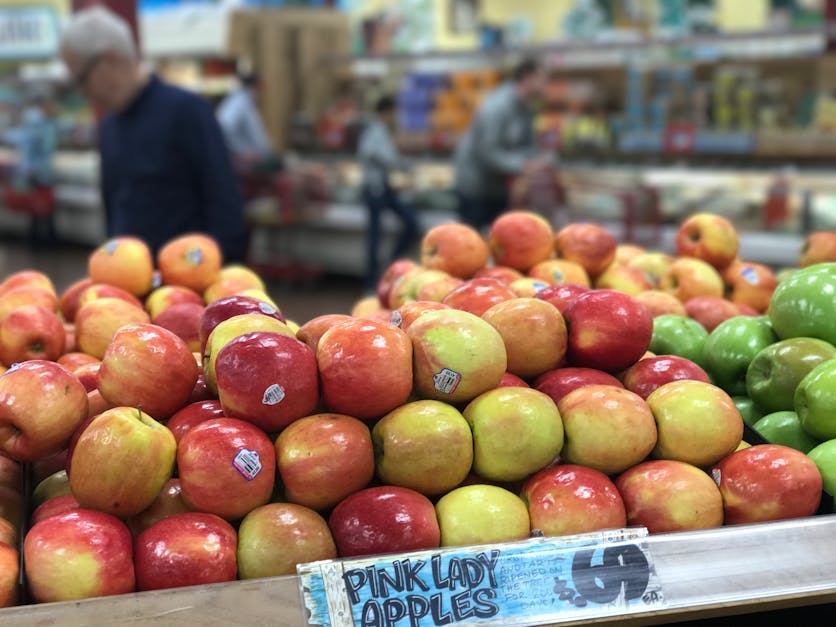 Free stock photo of apples, groceries