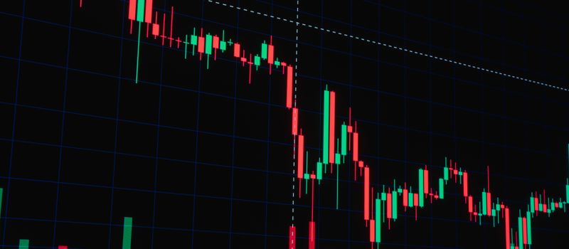 日経平均の5日続伸を受けた市況を表す、ローソク足チャートのイメージ
