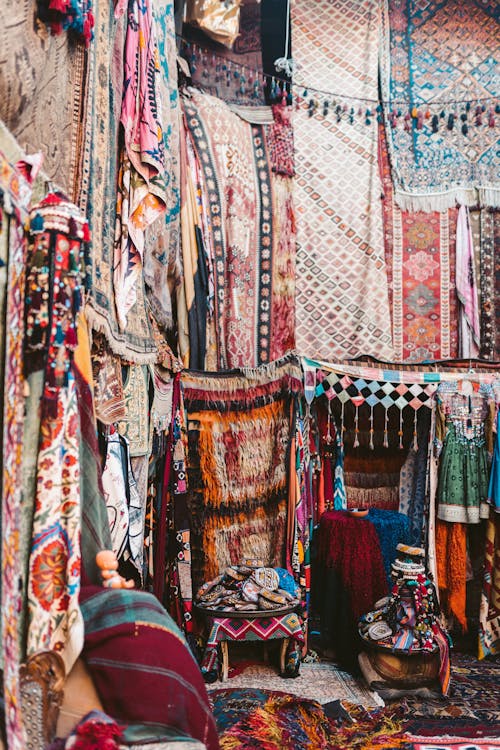 Assorted Textile On Display