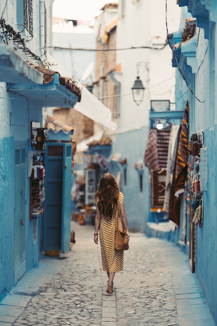 Photo Of Woman Wearing Yellow Dress