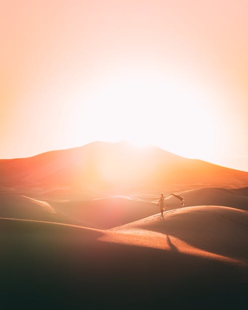 Gratis arkivbilde med al wahat al dakhla-ørkenen, daggry, egypt
