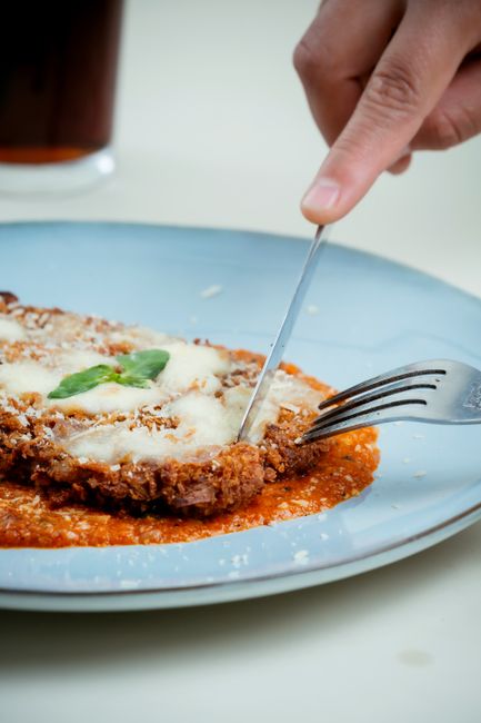 chicken parmesan sandwich