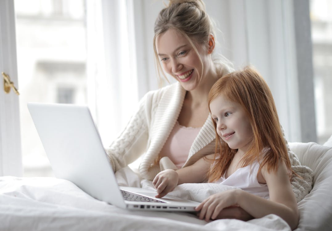 Free Photo Of Woman Using Laptop Stock Photo