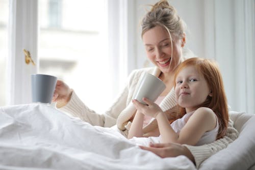 Free Photo Of Girl Holding Mug Stock Photo