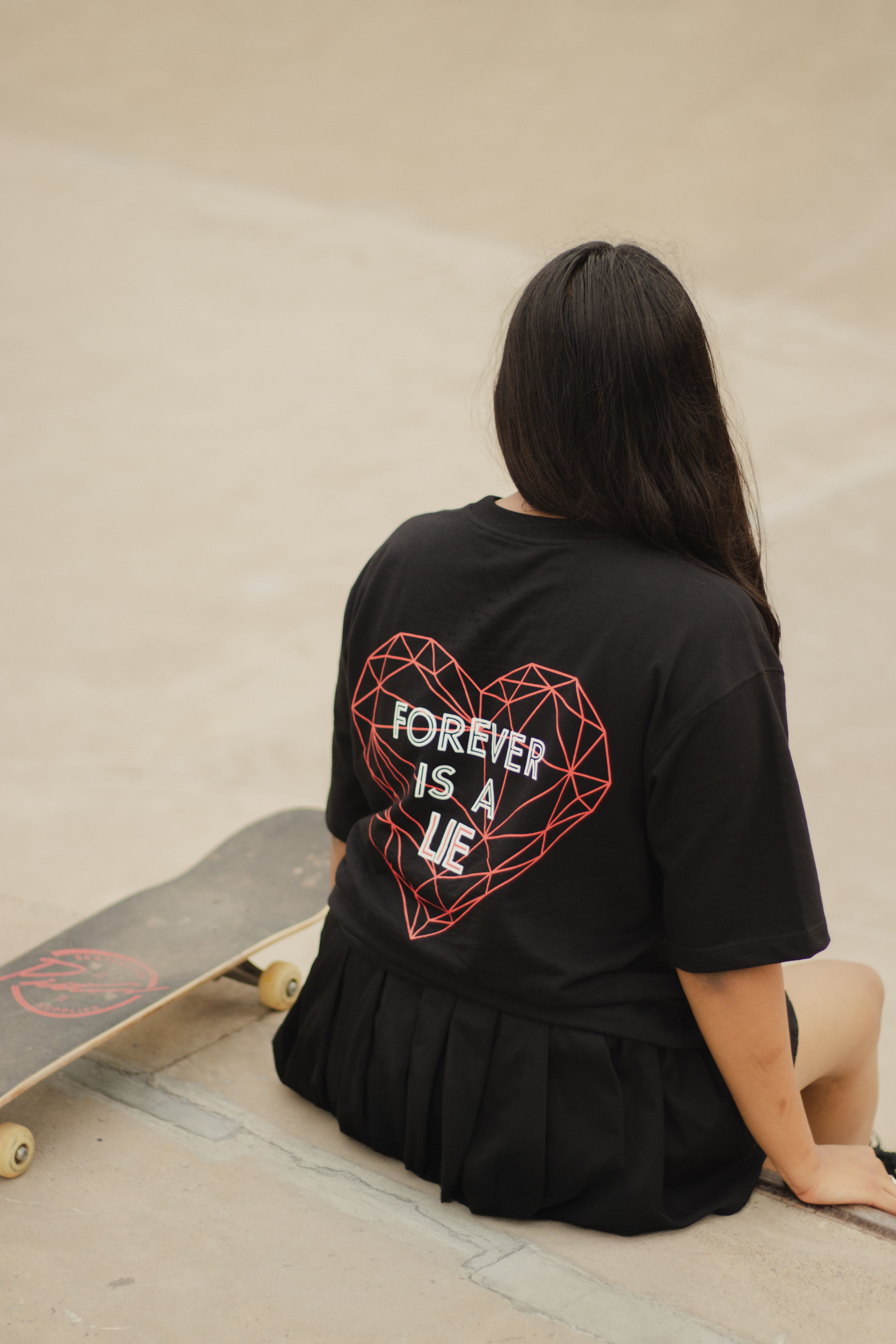 Camiseta Preta Estampada