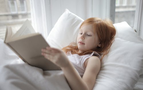 Free Photo Of Girl Reading Book Stock Photo
