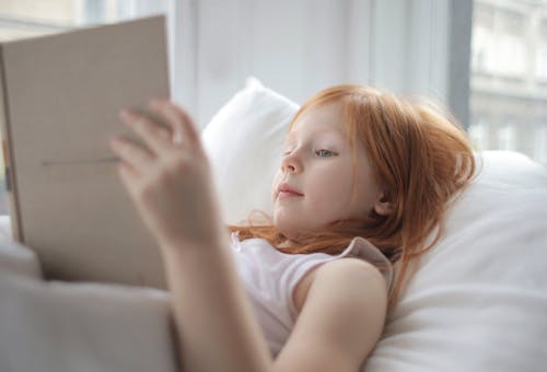 Free Photo Of Girl Laying On Bed Stock Photo