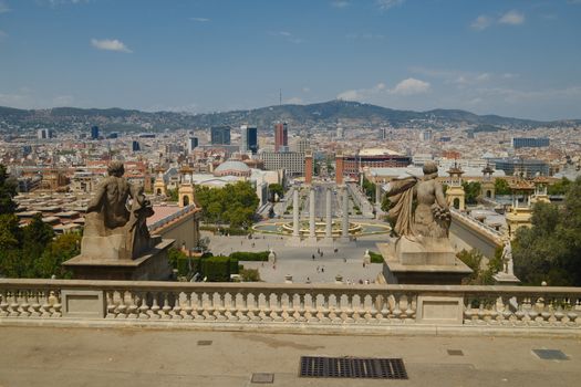 montjuic park dog