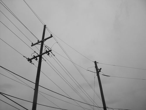 Free stock photo of power line, sky Stock Photo