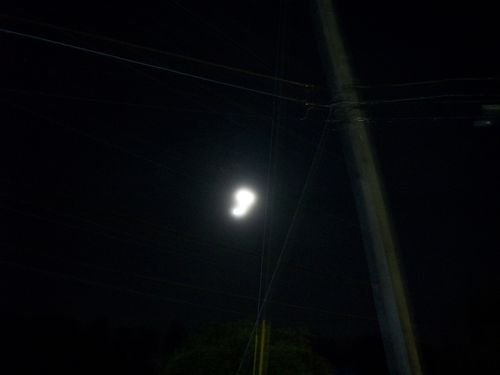 Free stock photo of night sky, power line Stock Photo