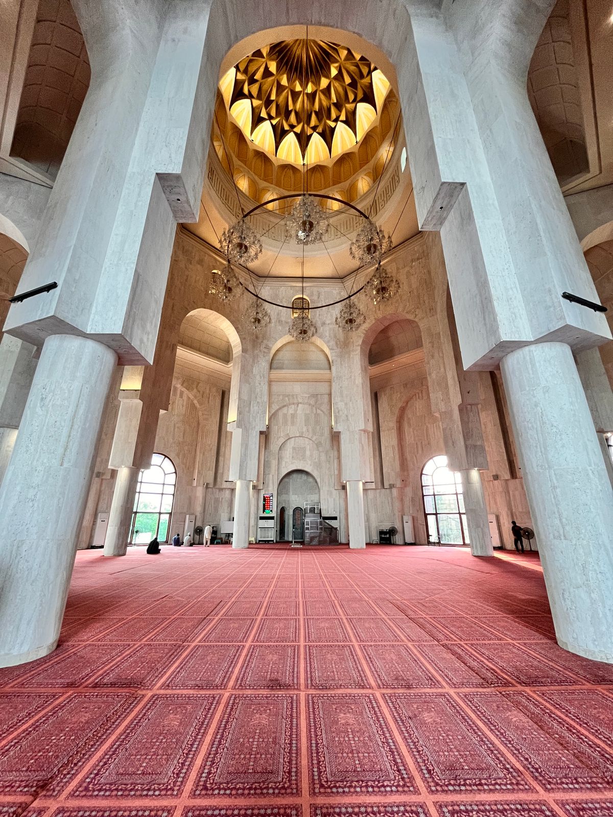 Beautiful Islamic mosque interior