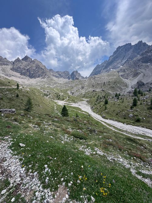 Free Breathtaking view of the Alpine mountains in Tyrol, Austria under a dramatic cloudy sky. Stock Photo