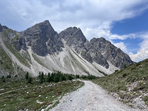 Free Explore the rugged beauty of the mountain ranges in Tyrol, Austria with this scenic hiking trail. Stock Photo