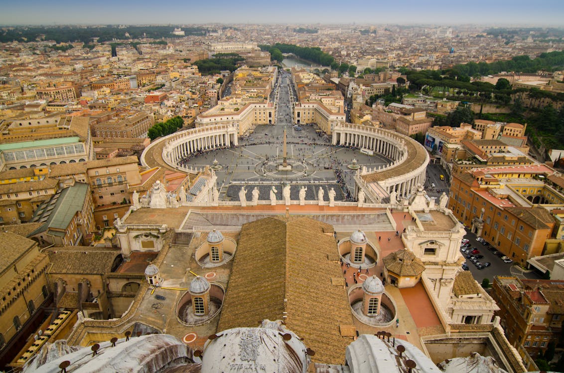คลังภาพถ่ายฟรี ของ กรุงโรม, คาทอลิก, จัตุรัสเซนต์ปีเตอร์