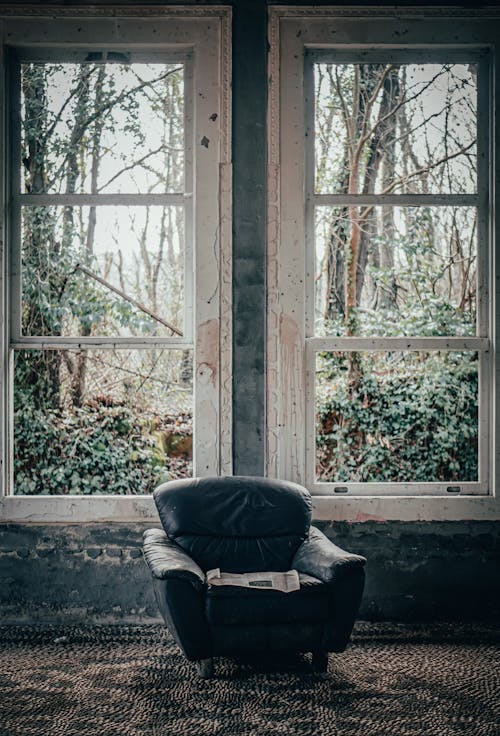 Free Photo Of Chair Near Windows Stock Photo