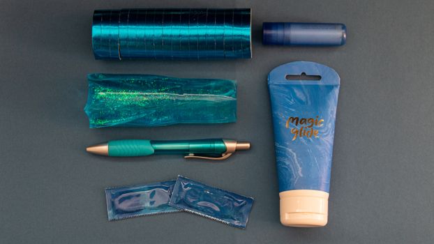 Cosmetic Products on the Table