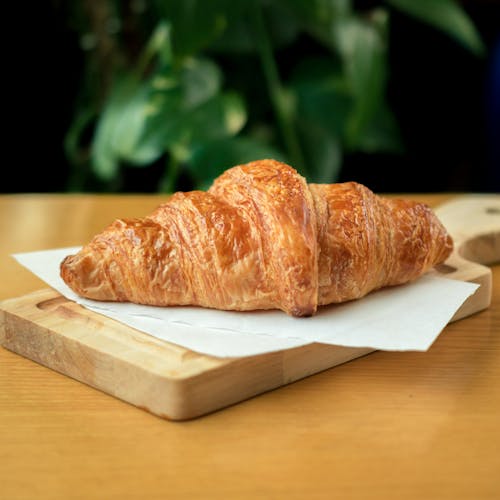 Close-Up Photo Of Croissant