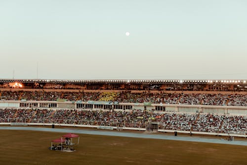 Free Photo Of Stadium During Dawn  Stock Photo