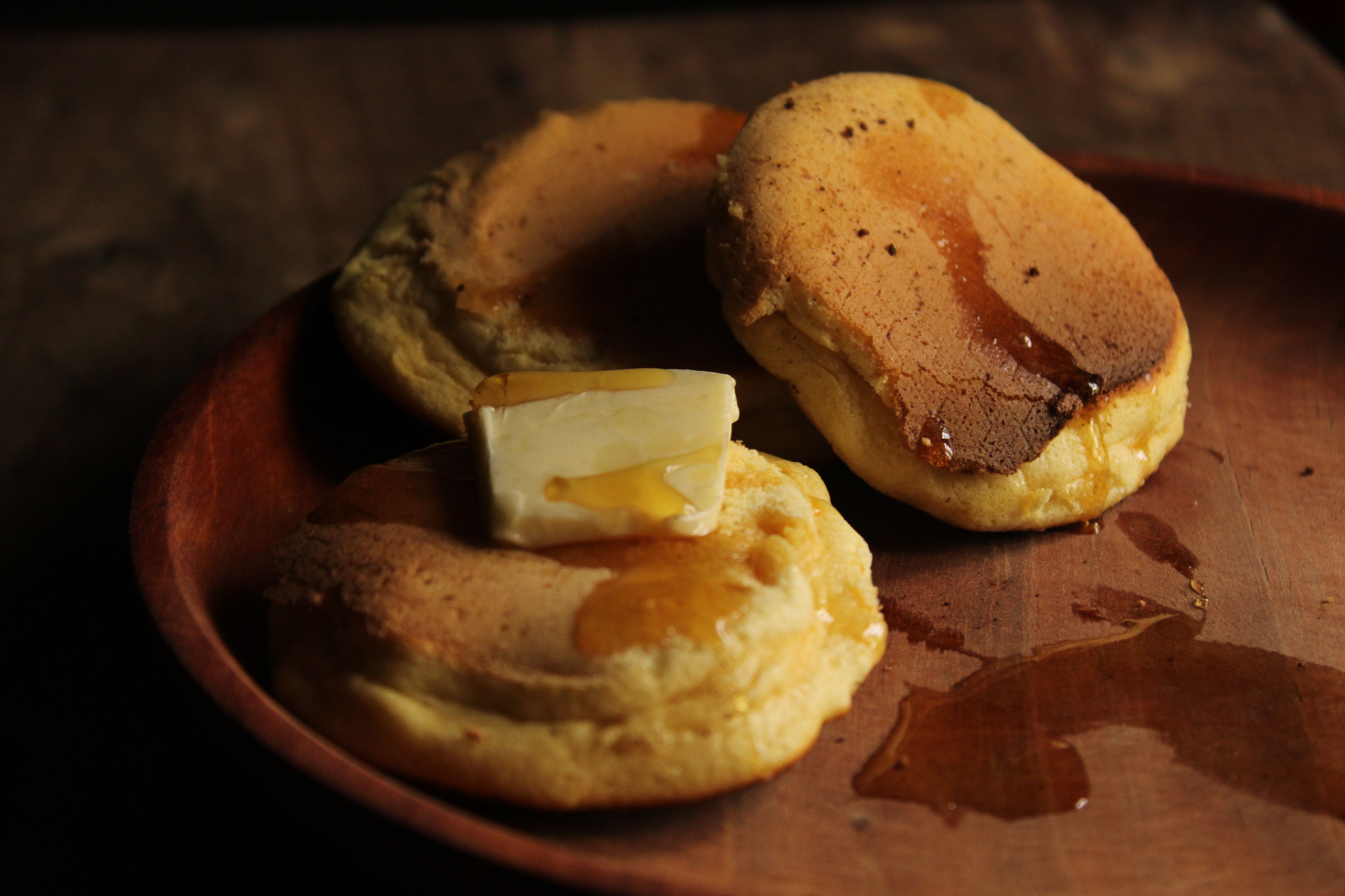 Slow Cooker Cardamom Pear Pancakes with Brown Butter
