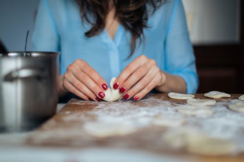 Free Photo Of Person Holding Dough Stock Photo