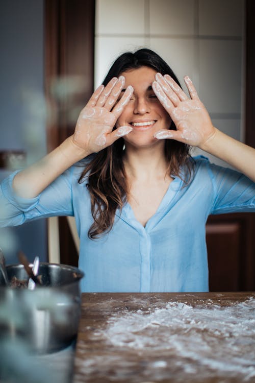 Free Photo Of Woman Covering Her Face  Stock Photo