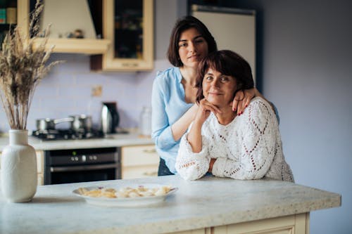 Free Portrait Of Mother And Daughter  Stock Photo
