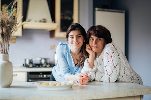 Free Portrait Of A Mother And Daughter Together Stock Photo