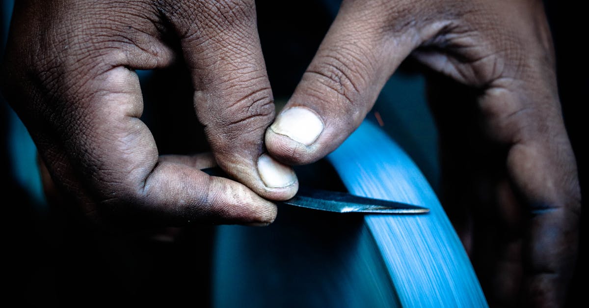 How to sharpen a Swiss army knife with a sharpening stone