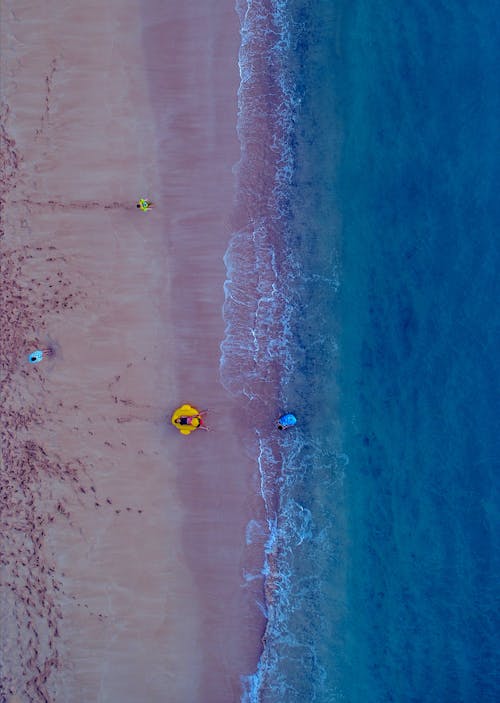 Foto d'estoc gratuïta de a la vora de l'oceà, dia, foto des d'un dron