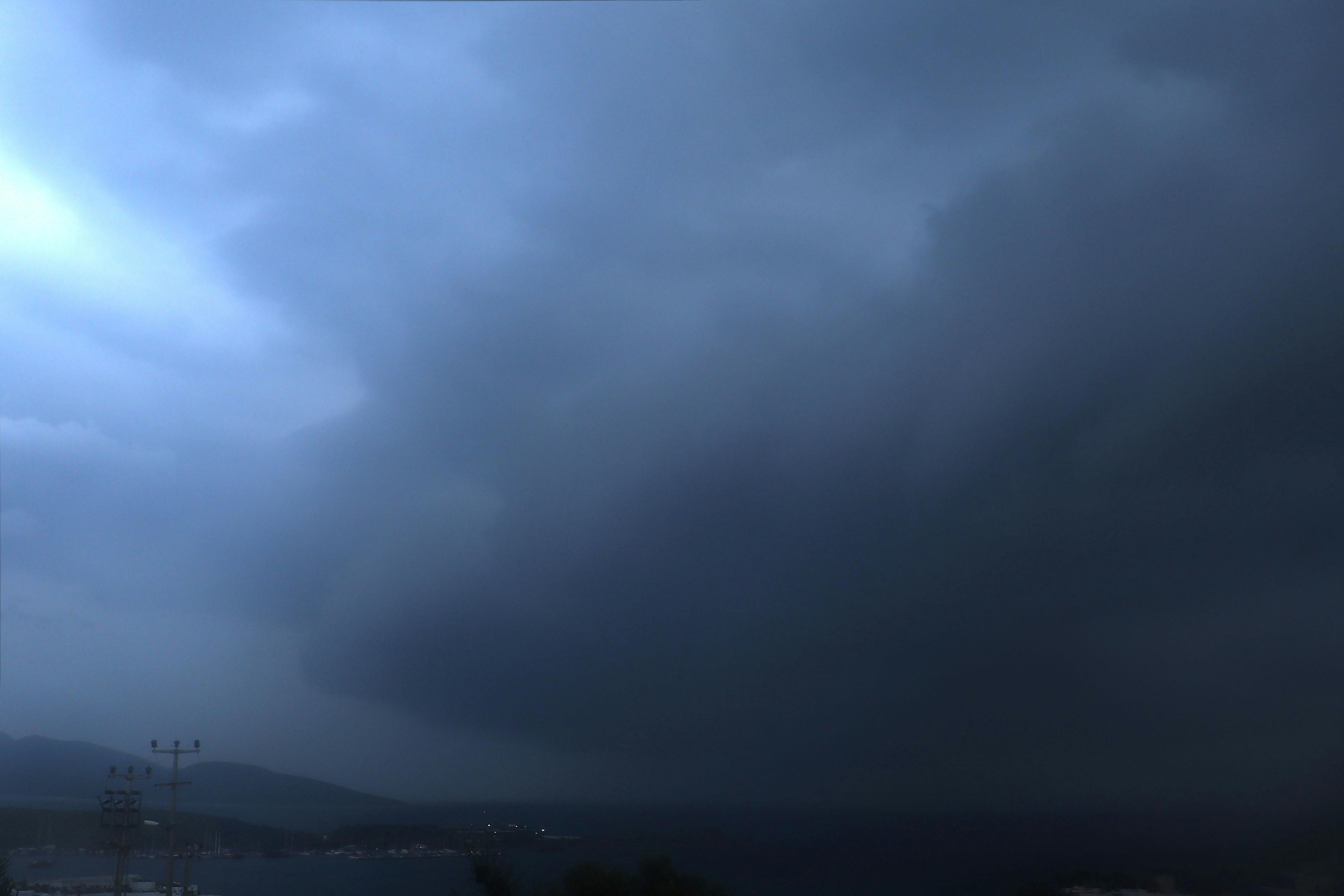 Underwater scene with sunken ship