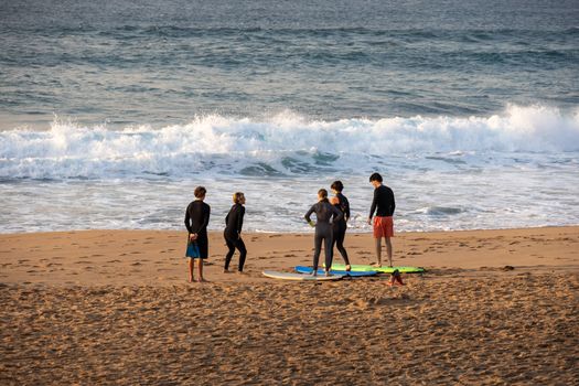 surf lesson beach