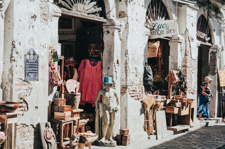 An Antique Shop In An Old Building