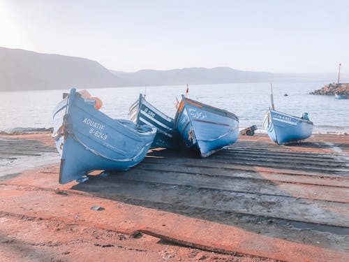 Foto d'estoc gratuïta de barca, fer surf, imsouane