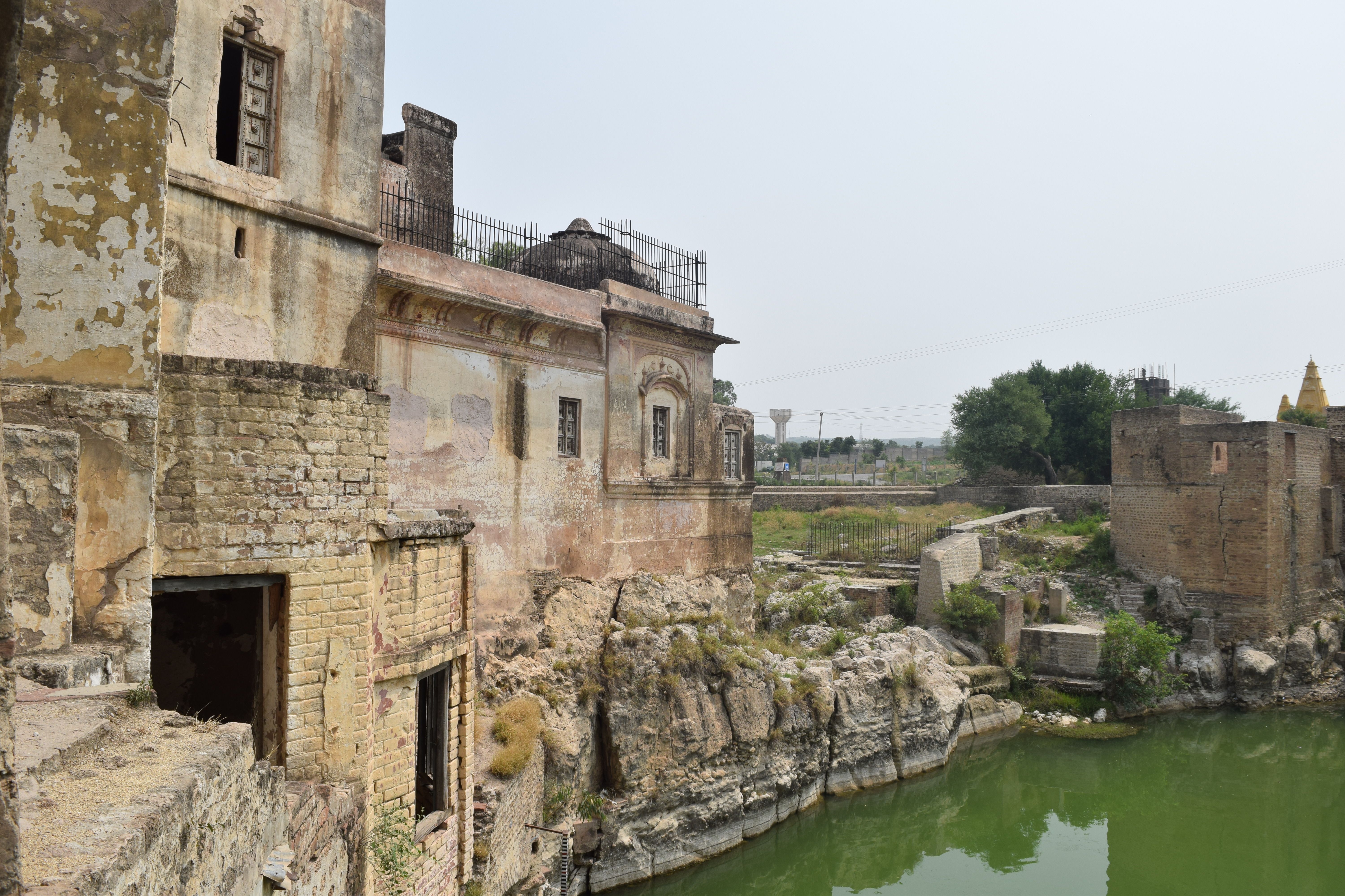 Ancient Katas Raj Temples surrounded by nature in Katas, Punjab, Pakistan.