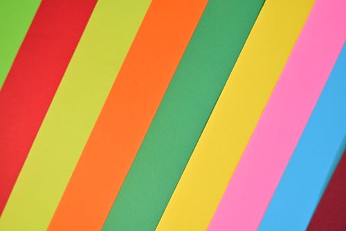 Free Bright and vivid abstract image featuring colorful diagonal stripes creating a modern look. Stock Photo