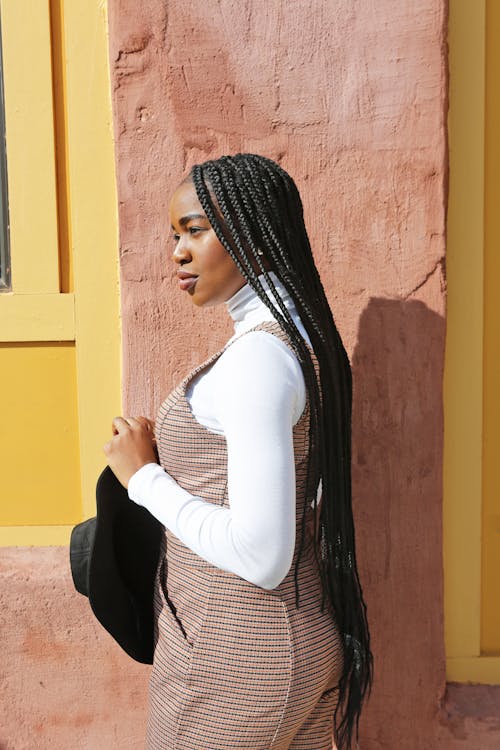 Woman In White Long Sleeve Shirt And Overalls